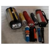 Mini Mag Lite and Assorted Flash Lights