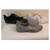 3 Pair Ladies Tennis Shoes 10-11