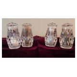 2 Pair Salt and Pepper Shakers