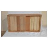 Sliding Door Wood Cabinet
