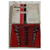 Snap On 13 Piece Metric Combo Wrench Set