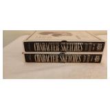 Vintage Character Sketches Hardcover Books