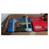 Box of Assorted Christmas Lights untested