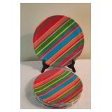 Melamine Plates - 6 Dinner and 1 Serving Plate