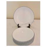 Corelle Bowls 8 cereal Bowls and 1Pasta Bowl