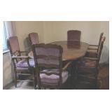 Dinning Room Table and 6 Chair Set