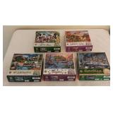 5 EZ Grip 300 Piece Puzzles