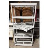 Plastic Shelving Unit 18x36