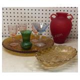 Group of Colored Glass