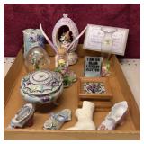 Group of Smalls Shoes, Music Box & More