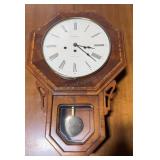 Howard Miller Wall Clock Converted to Battery Opp