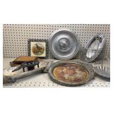 Assorted serving platters
