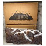 Dept 56 Mountain Backdrop 2 Sets
