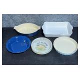Stoneware Baking Dishes & Pie Pans