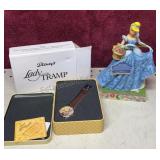 Cinderella Figure & Lady & the tramp watch