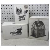 Dept 56 Gate House, Blacksmith & Kings Road Cab