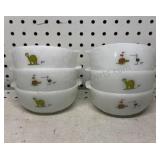 Fire King B.C. Cereal Bowls set of 6