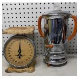 Kitchen Scale & Coffee percolator
