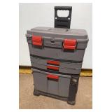 Wheeled Craftsman Stacking Tool Box