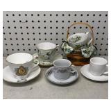 Group of Tea Cups & Saucers