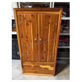 Cedar Wardrobe Cabinet 23x34x62 inches tall