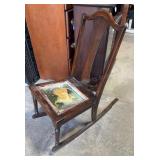 Decretive Rocking Chair
