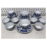 Blue Danube Tea Set