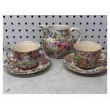 Royal Winton Summertime Cups Saucers & Pitcher