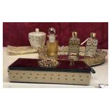 Bathroom Vanity Box, Tray, Bottles & More