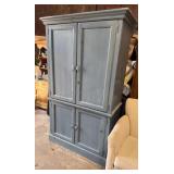 Painted Wood Entertainment Cabinet 21x41.5x74