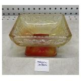 Jeannette Glass Amberina Dish