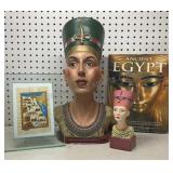 Egypt Book, Large Resin Statue & More