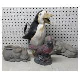 Penguin Watercan & Small Garden Statues