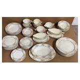 Edwin Knolls China Set Some Chipped & Cracked