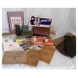 US Army Hand Books, Sewing Kit Shoe Shine Kit &