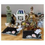 Collection of Porcelain Figurines & More
