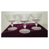 Trio of Princess House Glasses