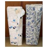 Two Partial Skeins of Fabric