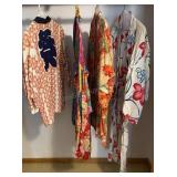 4 Vintage Oriental Kimono Tops