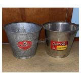 Metal Dairy Pails Galvanized & Stainless