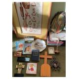 Collection of Religious Decor & Books