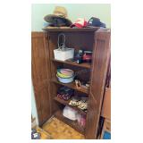 Press Board Cabinet & Contents 14x30.5x61 inches