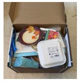 Box of Napkins & Paper Plates