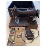 National Sewing Machine W/ Case & Accessories