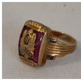 1951 Western Class Ring 10k