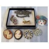 Group of Brooches