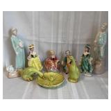 Collection of Porcelain Figurines