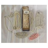 Faux & Cultured Pearl Jewelry