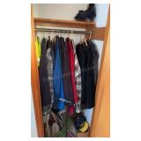 Front Closet Contents Jackets, Umbrellas & More
