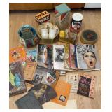 Vintage Magazines, Food Tins & More